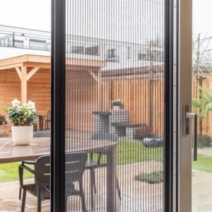 Enkele plisséhordeur