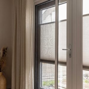 Dubbele plisséhordeur